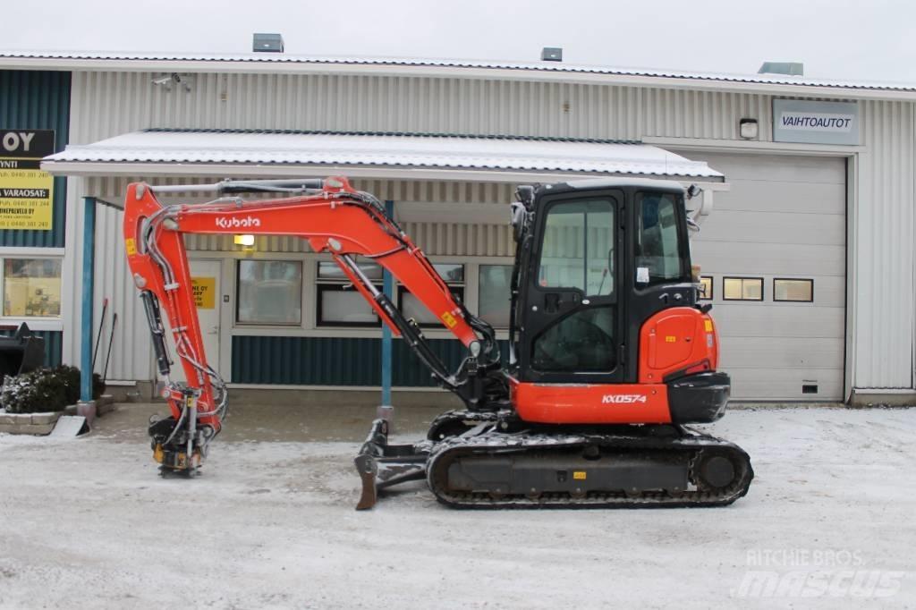 Kubota kx57-4 Mini ekskavatörler, 7 tona dek
