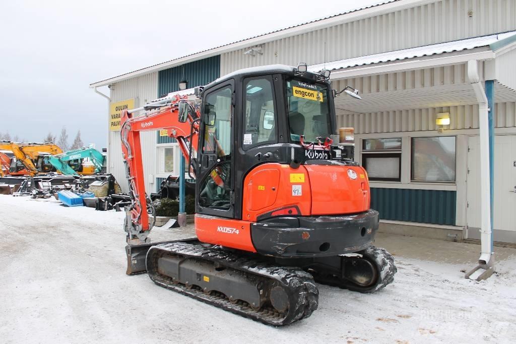 Kubota kx57-4 Mini ekskavatörler, 7 tona dek