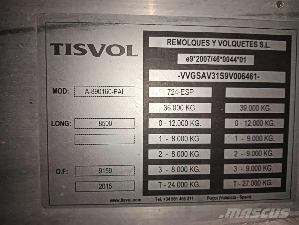  Tisvol A-890160-EAL Damperli çekiciler