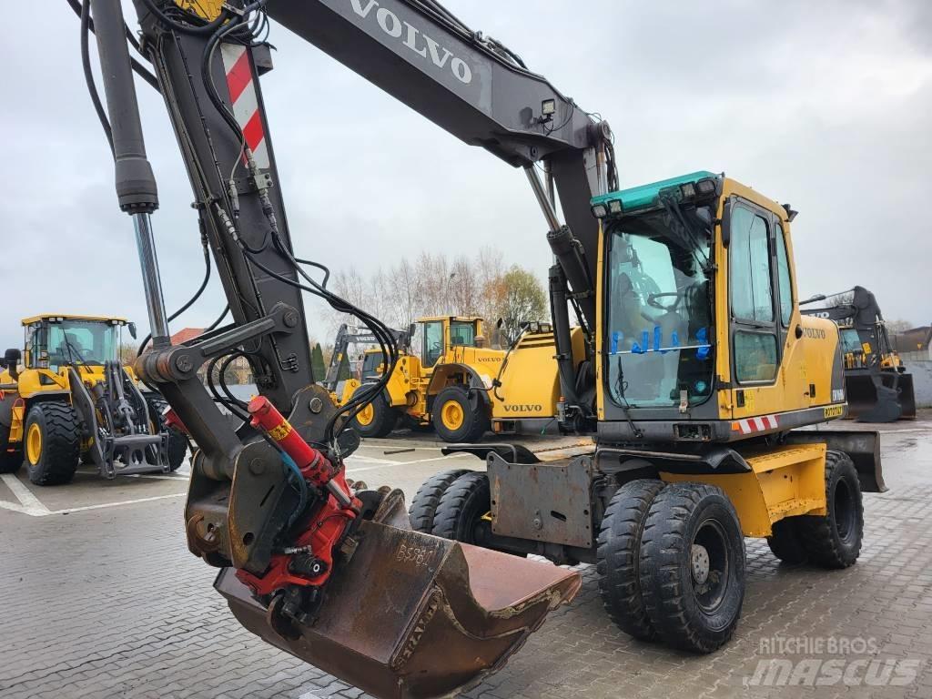 Volvo EW160B Lastik tekerli ekskavatörler