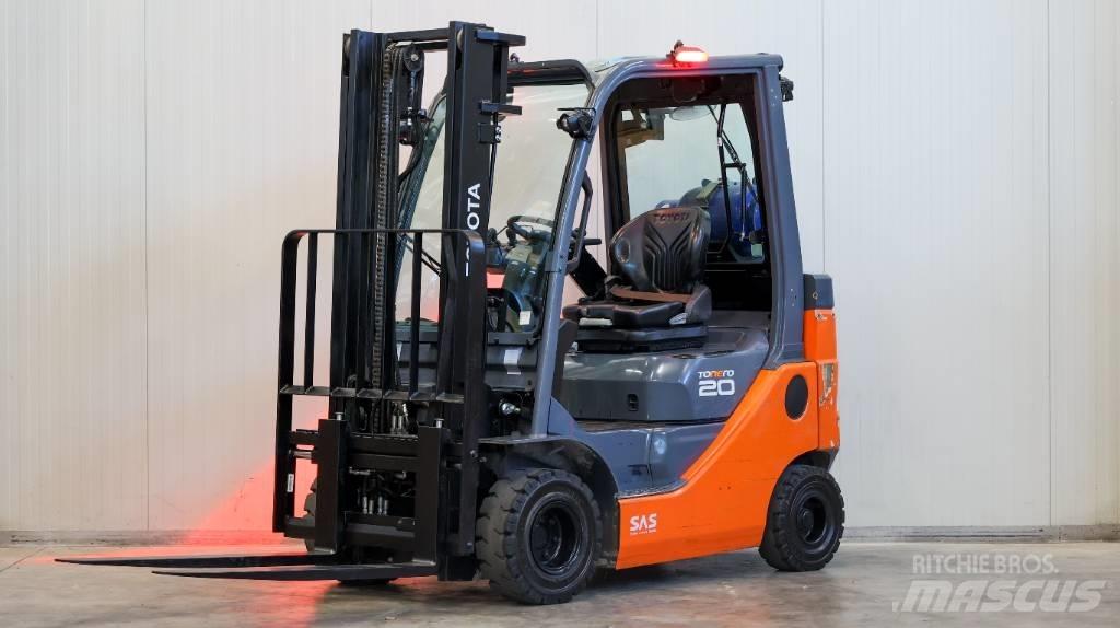 Toyota 02-8 FGKF 20 LPG'li forkliftler