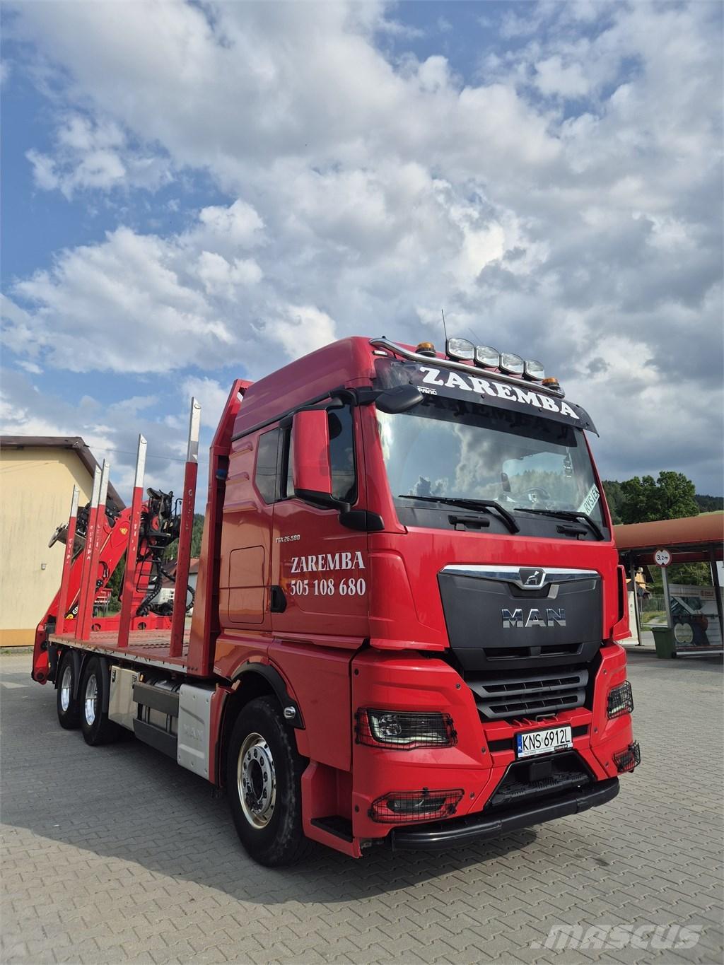 MAN TGX 26.580 Tomruk kamyonlari