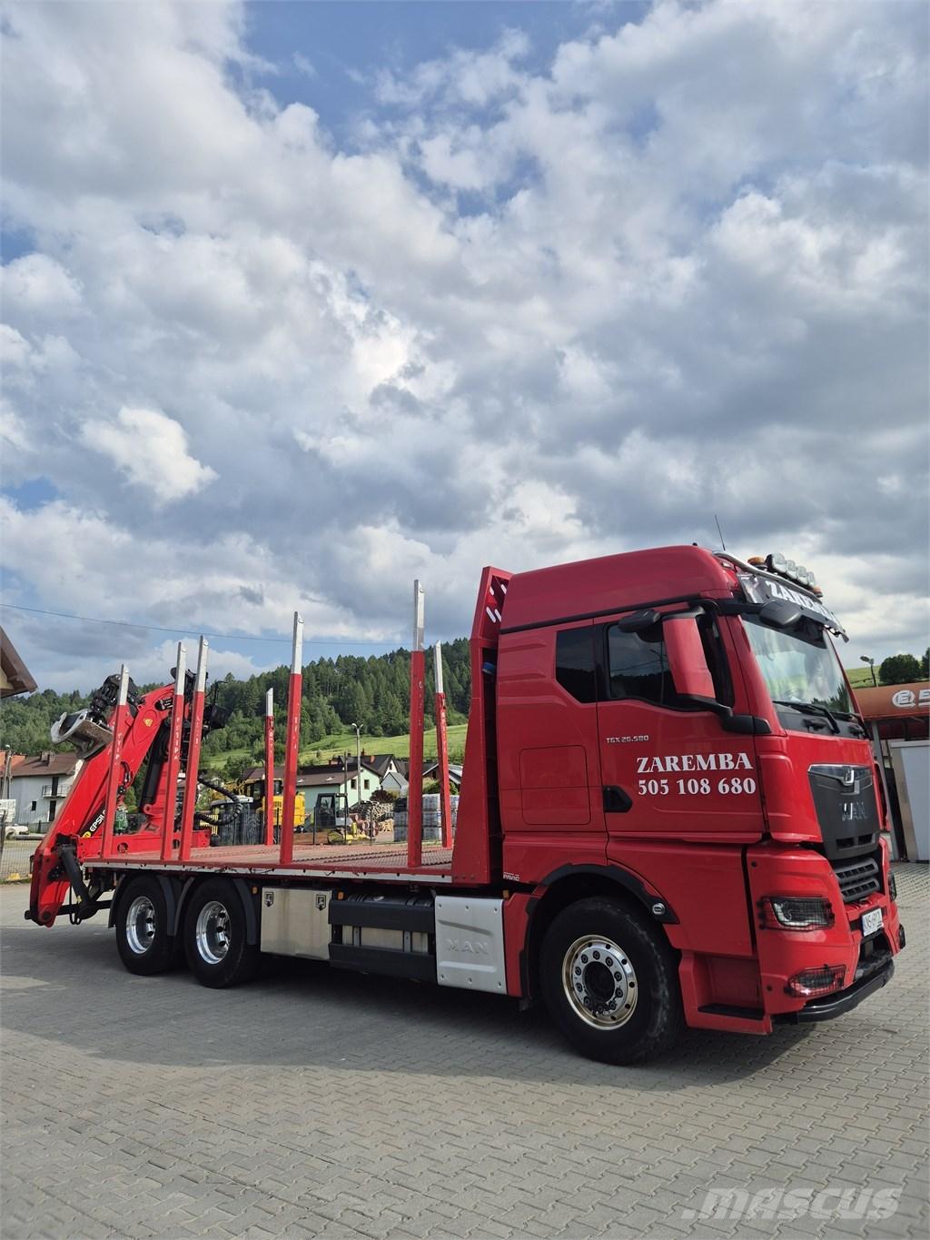 MAN TGX 26.580 Tomruk kamyonlari
