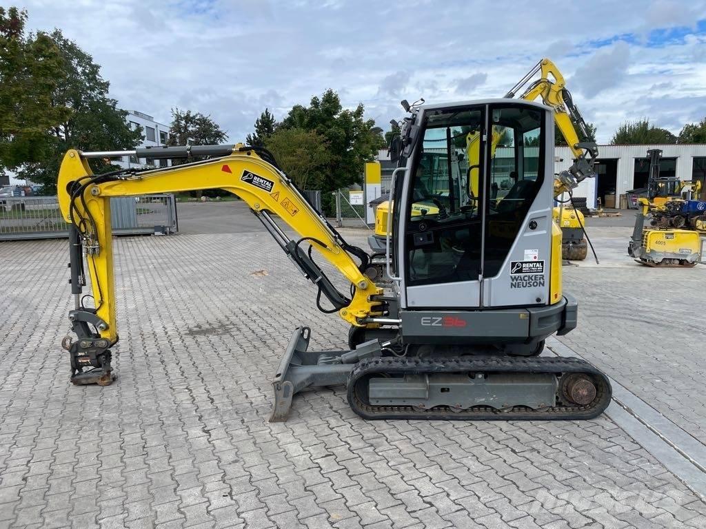 Wacker Neuson EZ36 Paletli ekskavatörler