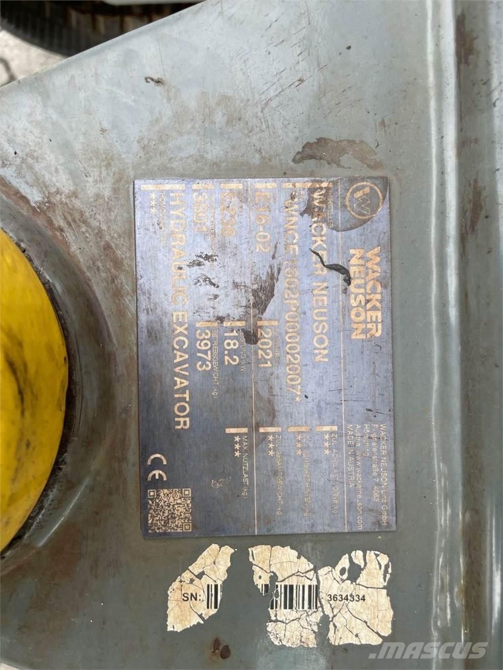 Wacker Neuson EZ36 Paletli ekskavatörler