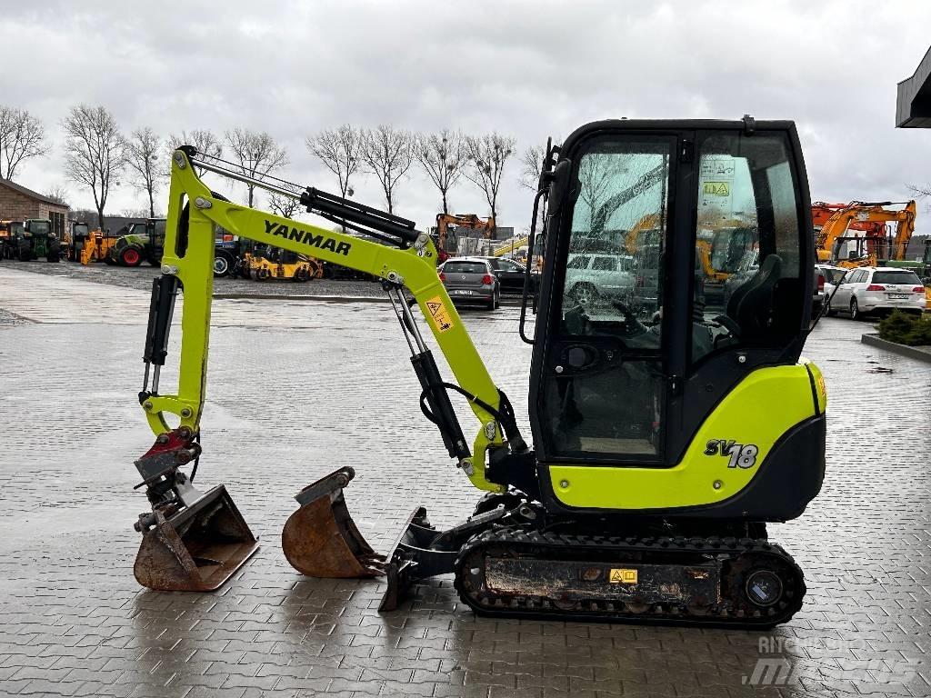 Yanmar SV 18 Mini ekskavatörler, 7 tona dek