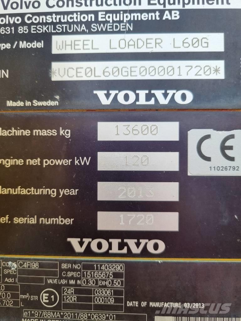Volvo L 60 G Tekerlekli yükleyiciler