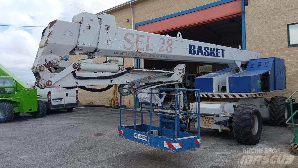  basket SEL 28 Teleskopik personel platformları