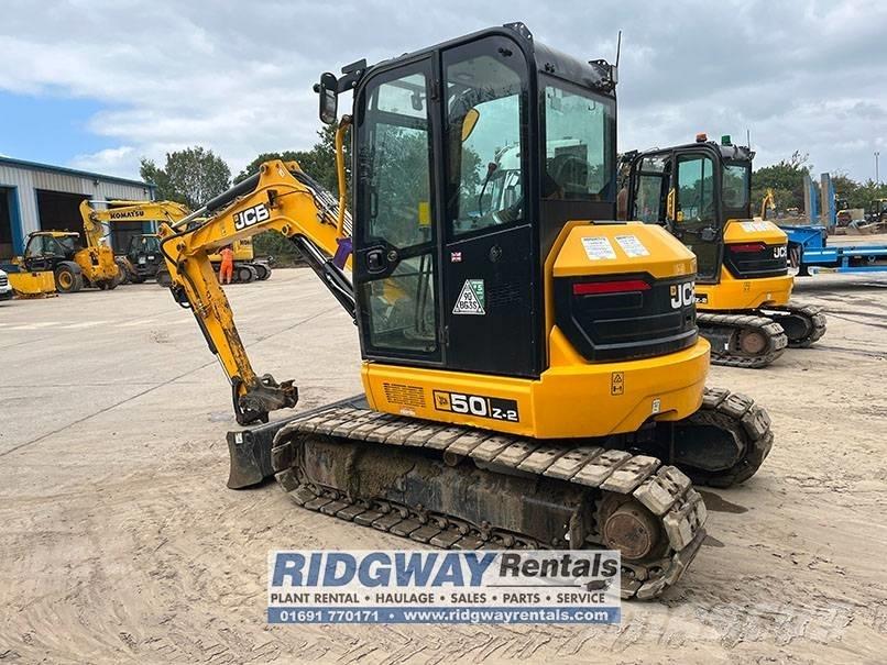 JCB 50 Z-2 Mini ekskavatörler, 7 tona dek