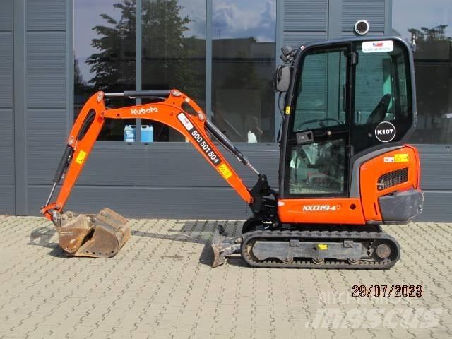 Kubota KX 019-4 Mini ekskavatörler, 7 tona dek
