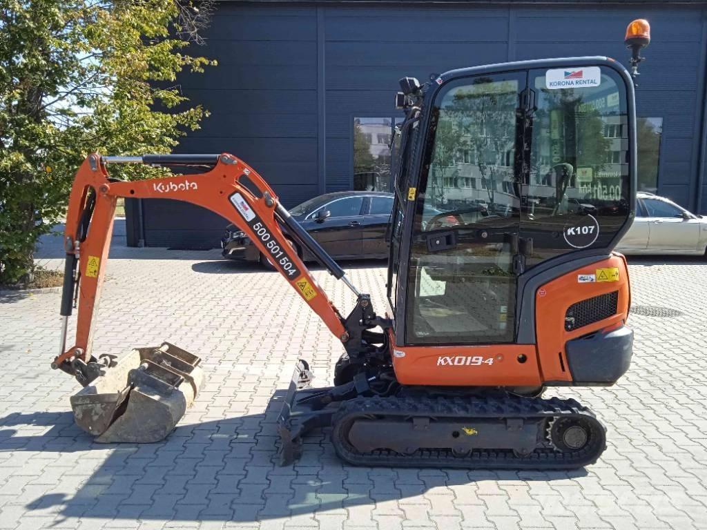 Kubota KX 019-4 Mini ekskavatörler, 7 tona dek