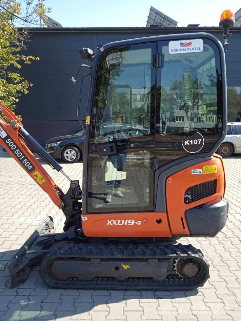 Kubota KX 019-4 Mini ekskavatörler, 7 tona dek