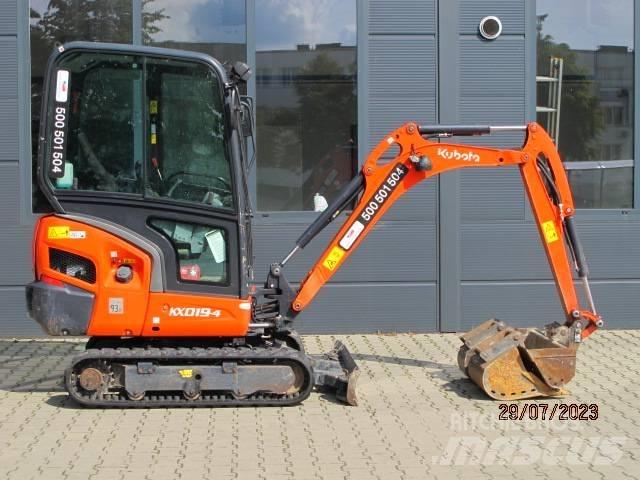 Kubota KX 019-4 Mini ekskavatörler, 7 tona dek
