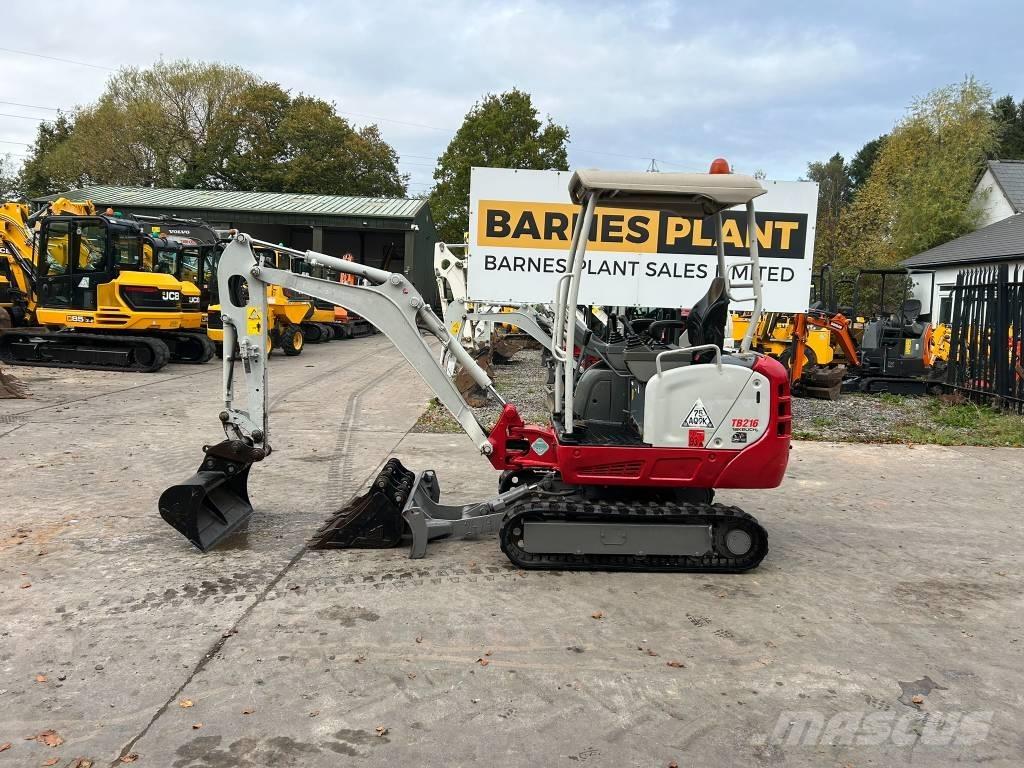 Takeuchi TB 216 Mini ekskavatörler, 7 tona dek