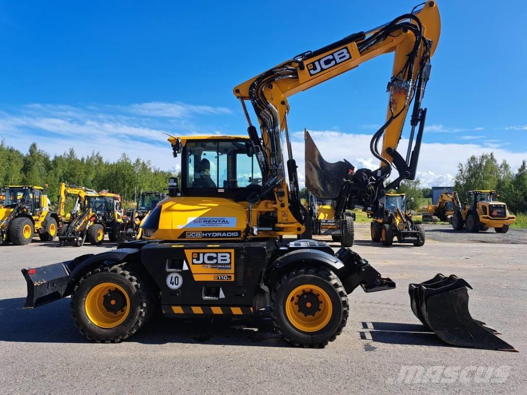 JCB Hydradig Lastik tekerli ekskavatörler
