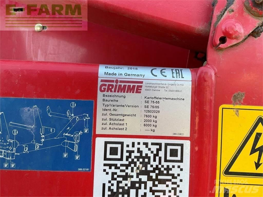 Grimme se 75-55 Patates hasat makinalari