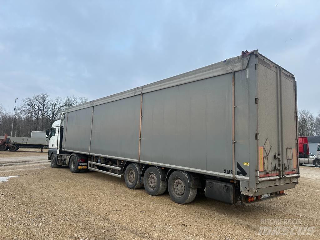 Stas S300ZX Kayar zemin yarı römorklar
