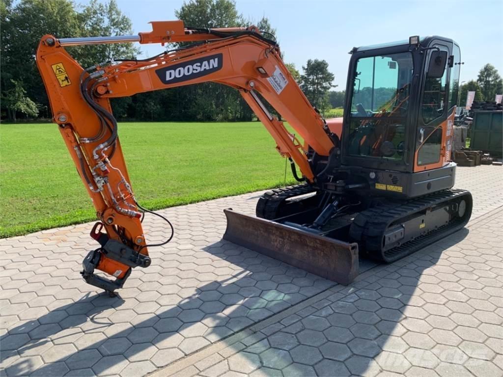 Doosan DX63-3 Mini ekskavatörler, 7 tona dek
