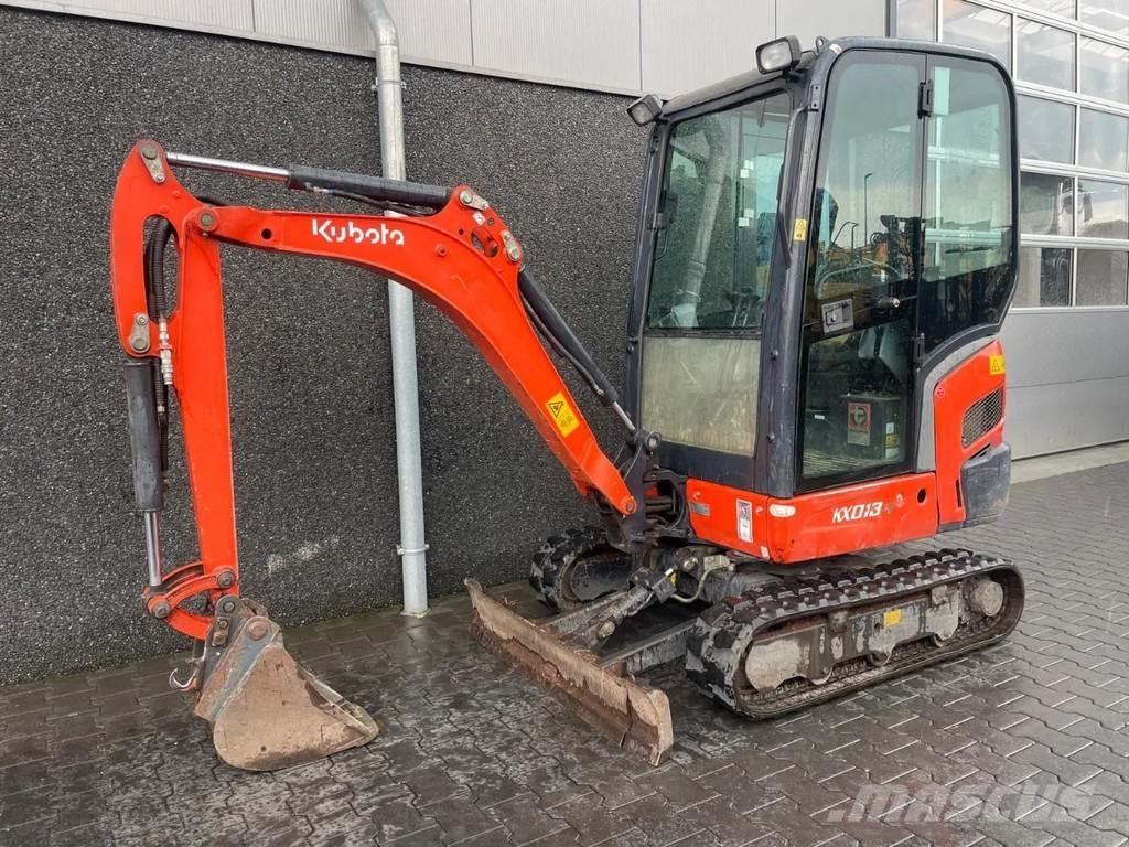 Kubota KX018-4 Mini ekskavatörler, 7 tona dek