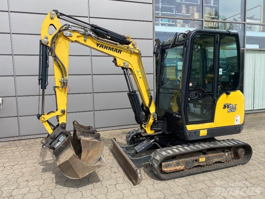 Yanmar SV 26 Mini ekskavatörler, 7 tona dek