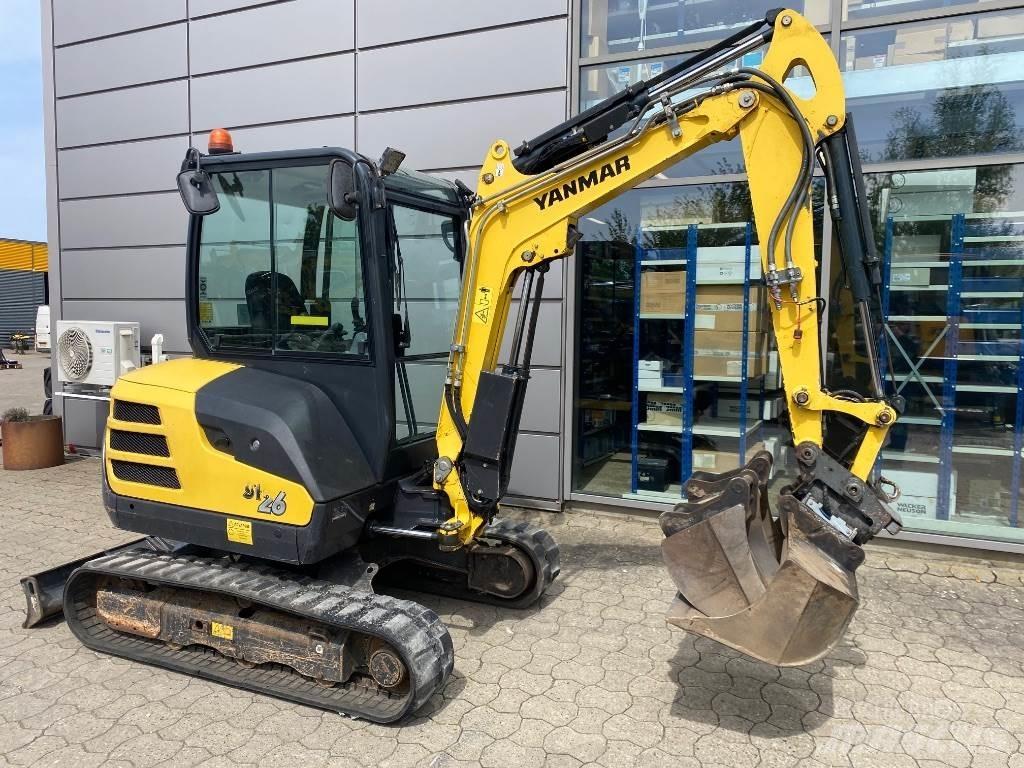 Yanmar SV 26 Mini ekskavatörler, 7 tona dek