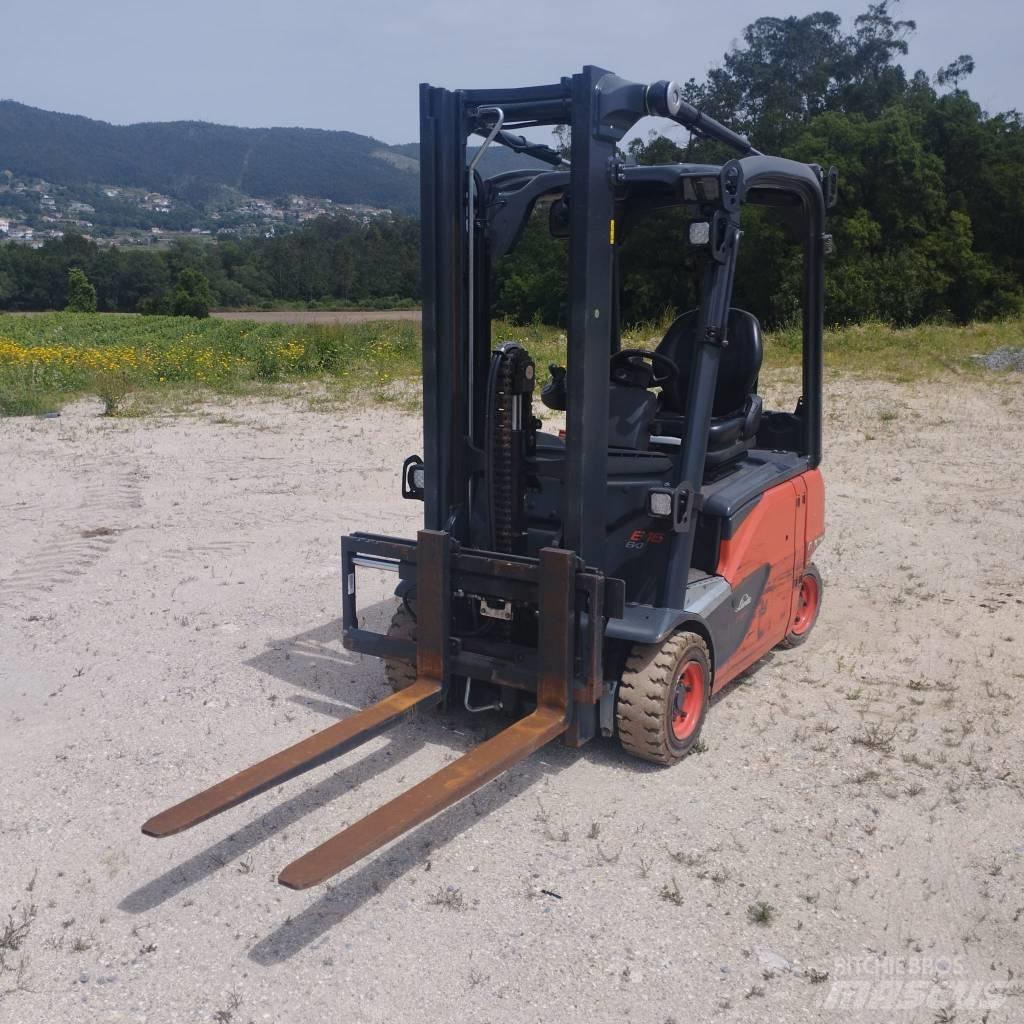 Linde E 16 Elektrikli forkliftler