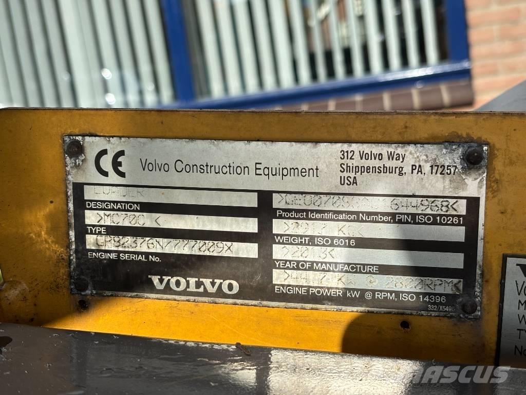 Volvo MC 70 Skid steer loderler