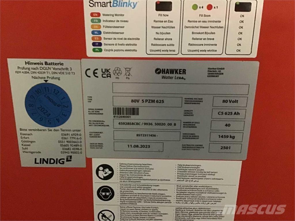 Linde E35L Elektrikli forkliftler