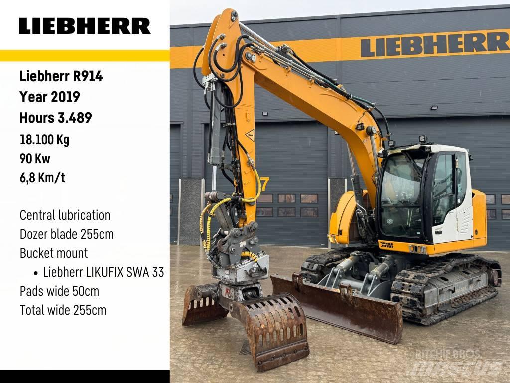 Liebherr R914 Paletli ekskavatörler