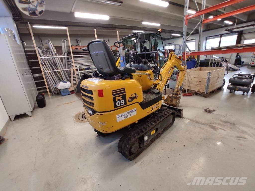 Komatsu PC 09-1 Mini ekskavatörler, 7 tona dek