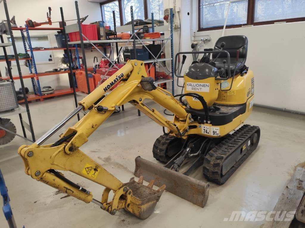 Komatsu PC 09-1 Mini ekskavatörler, 7 tona dek