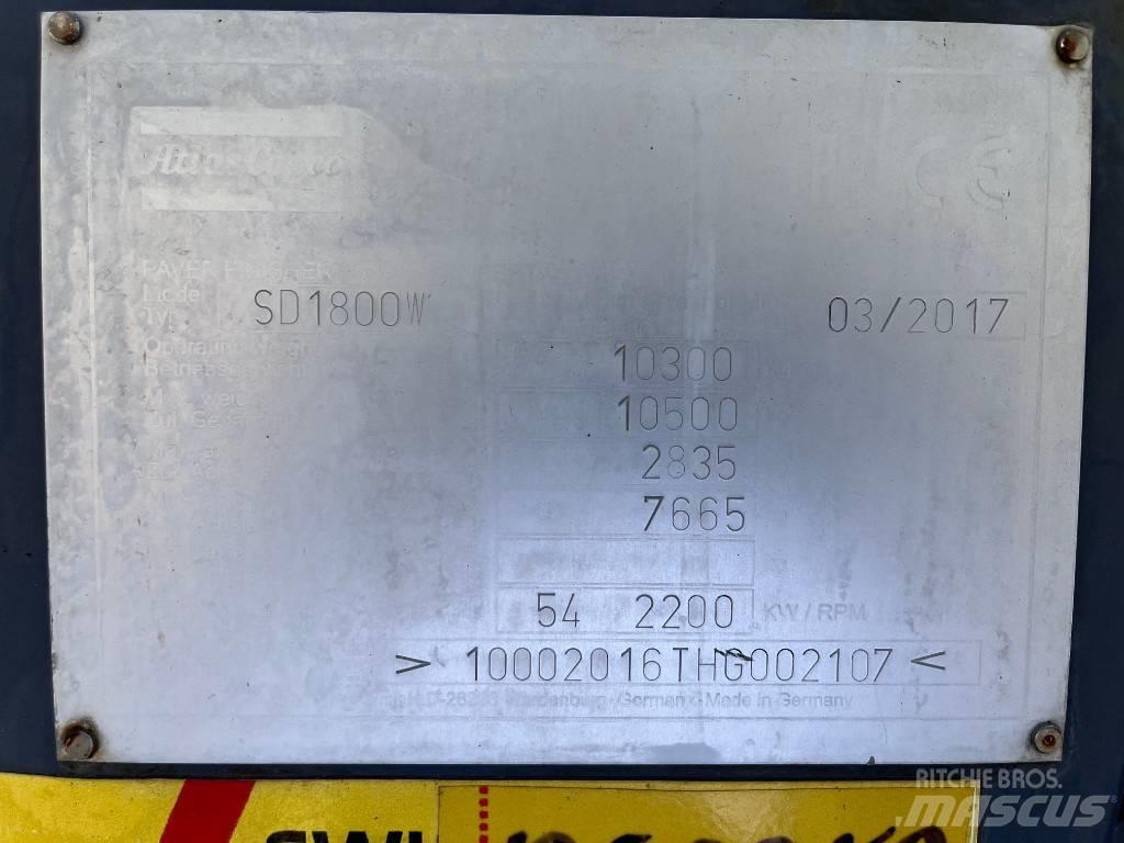 Dynapac SD 1800 W Asfalt sericiler