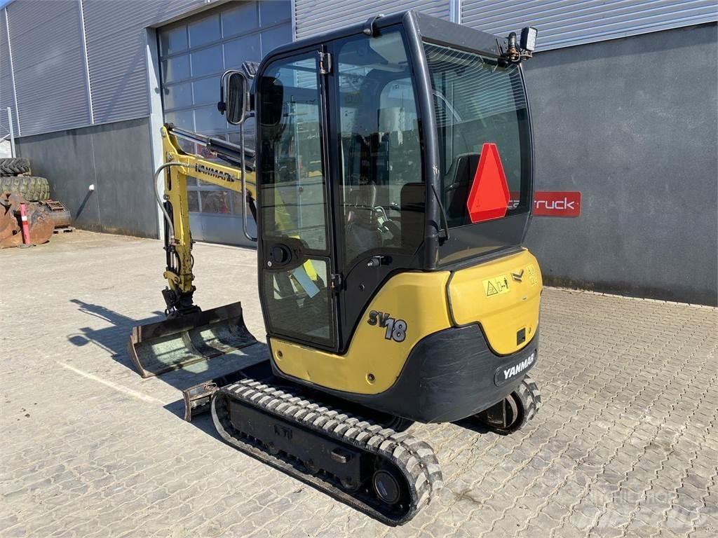 Yanmar SV18 Lastik tekerli ekskavatörler