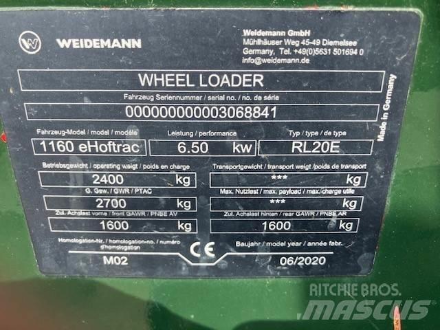 Weidemann 1160e Mini yükleyiciler