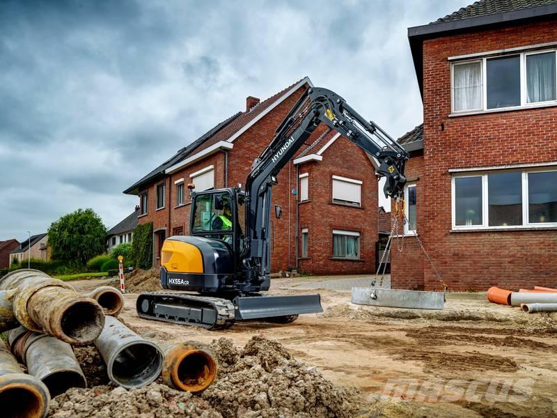 Hyundai HX 55 ACR Mini ekskavatörler, 7 tona dek