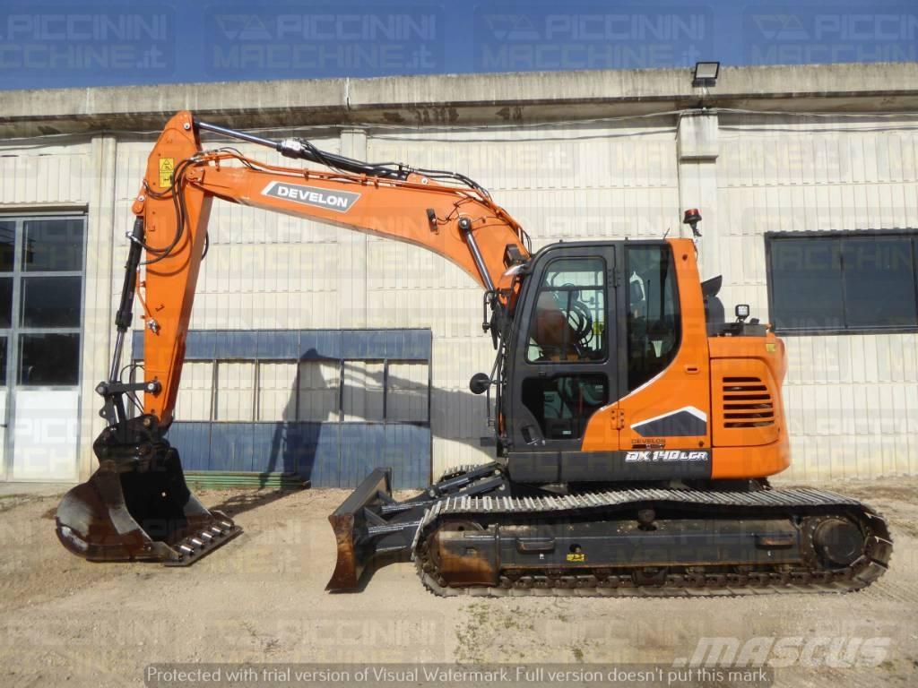 Doosan DX140LCR-7 Paletli ekskavatörler