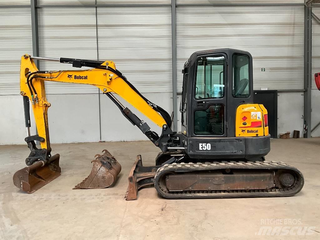 Bobcat E 50 Mini ekskavatörler, 7 tona dek