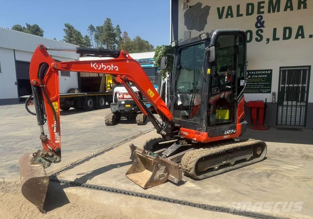 Kubota U 27-4 Mini ekskavatörler, 7 tona dek