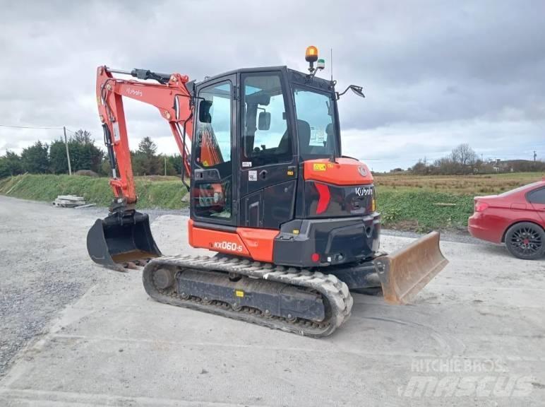 Kubota KX 060-5 Mini ekskavatörler, 7 tona dek