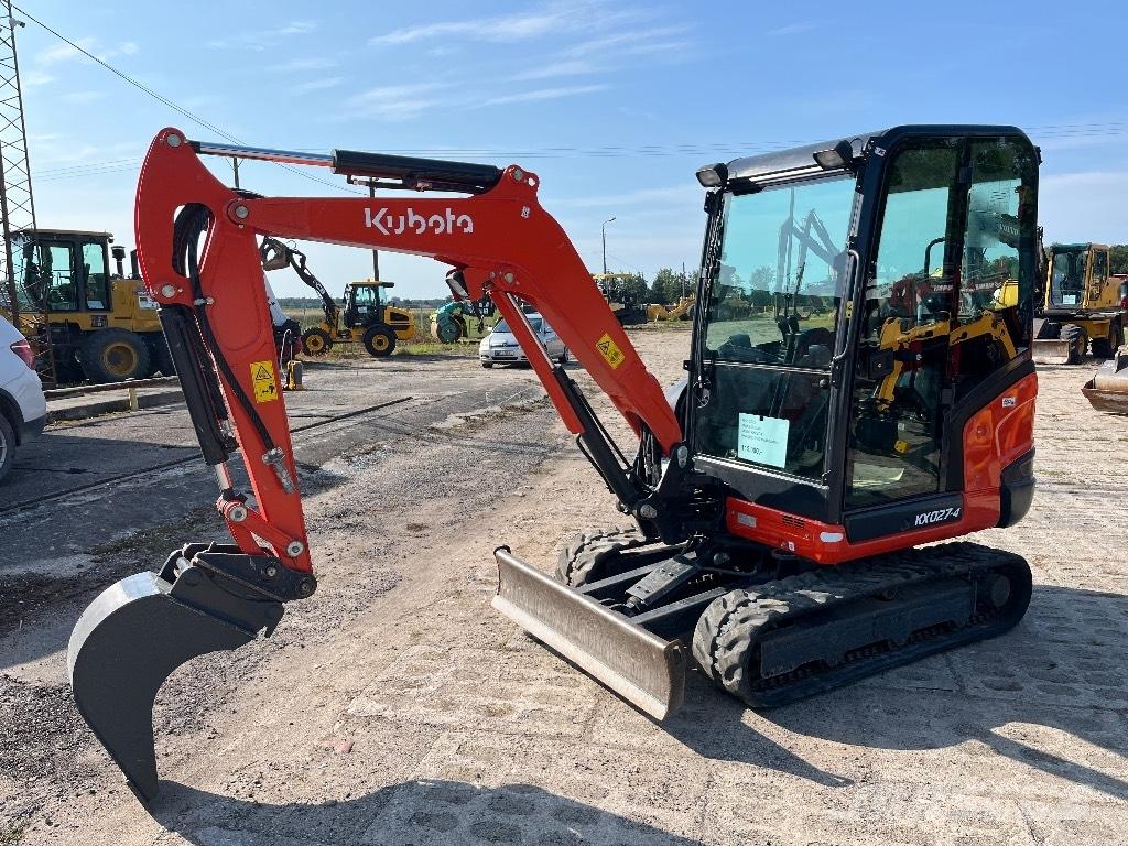 Kubota KX 027-4 Mini ekskavatörler, 7 tona dek