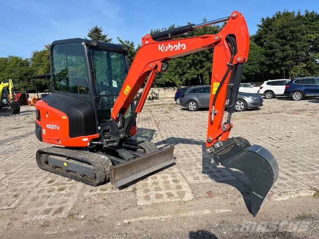 Kubota KX 027-4 Mini ekskavatörler, 7 tona dek