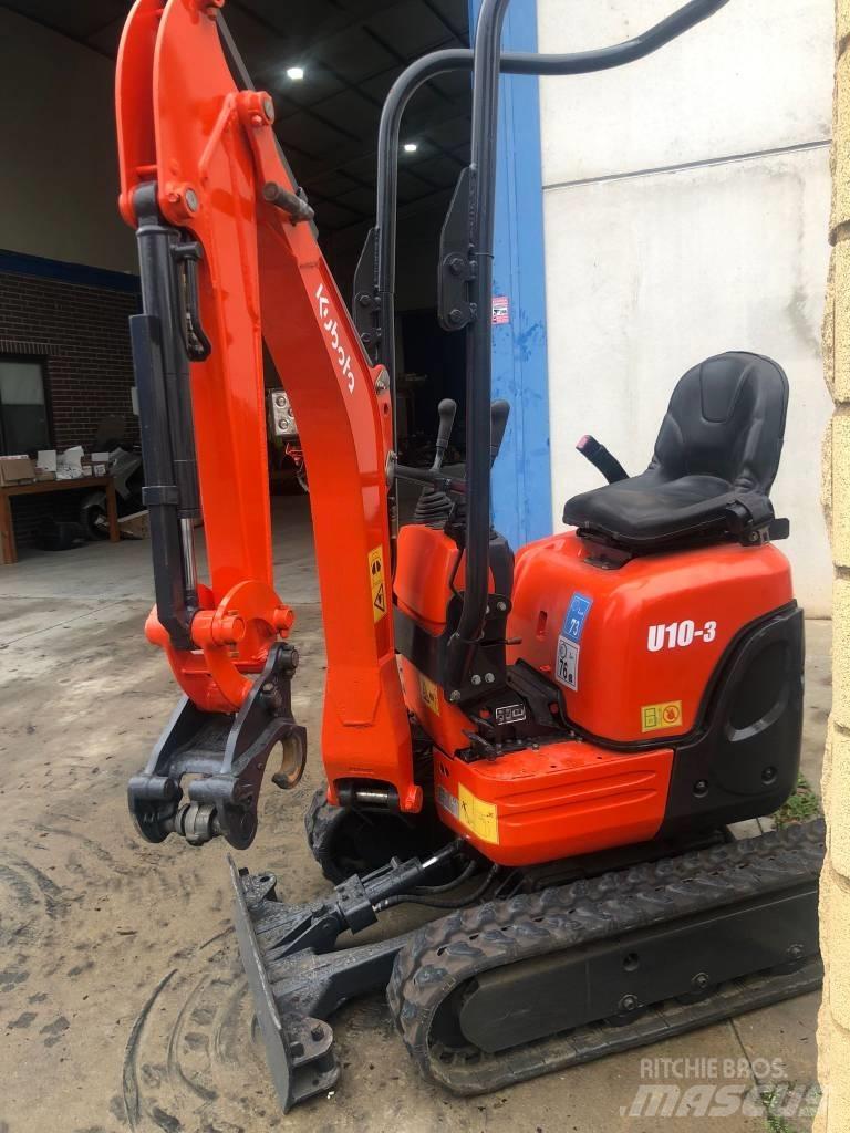 Kubota U 10-3 Mini ekskavatörler, 7 tona dek