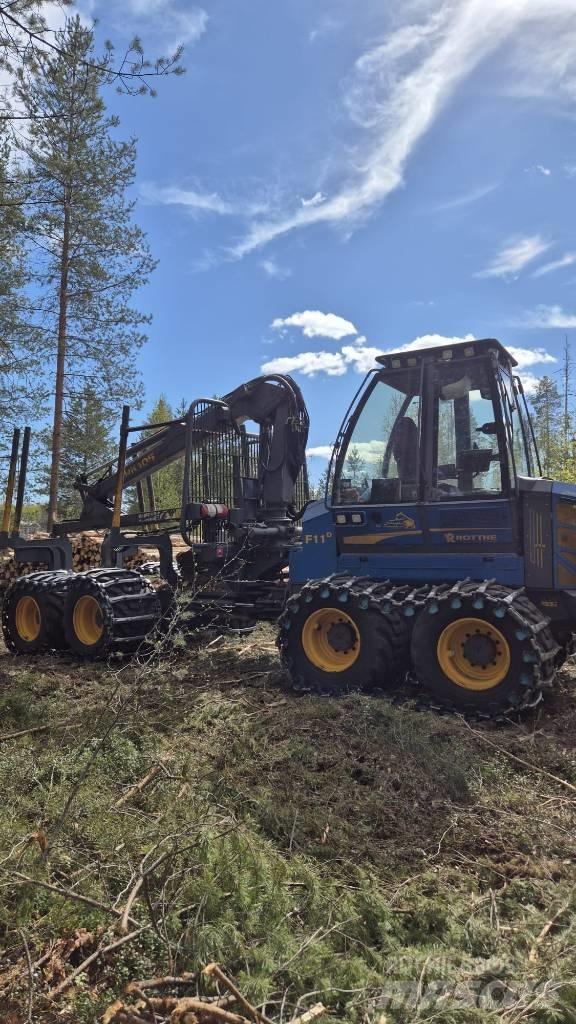 Rottne F11D Tomruk yükleyici traktörler