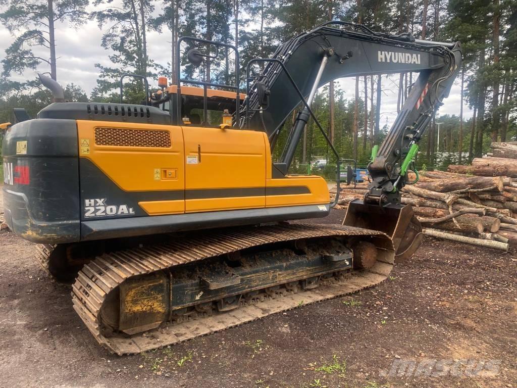 Hyundai HX 220 AL Paletli ekskavatörler