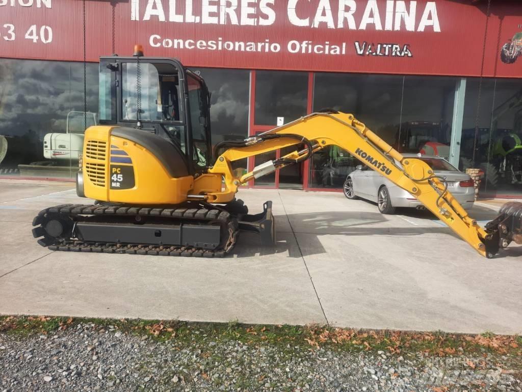 Komatsu PC45MR Mini ekskavatörler, 7 tona dek