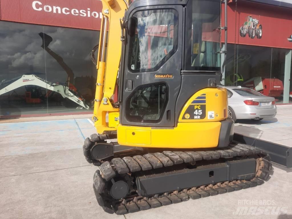 Komatsu PC45MR Mini ekskavatörler, 7 tona dek