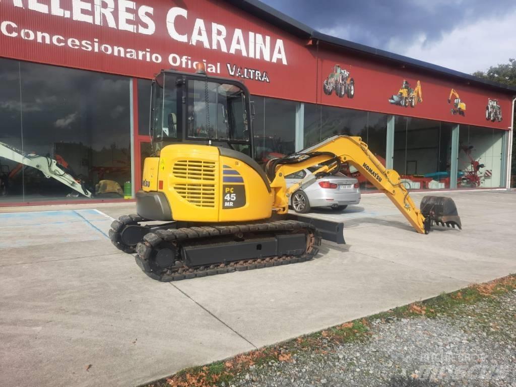 Komatsu PC45MR Mini ekskavatörler, 7 tona dek