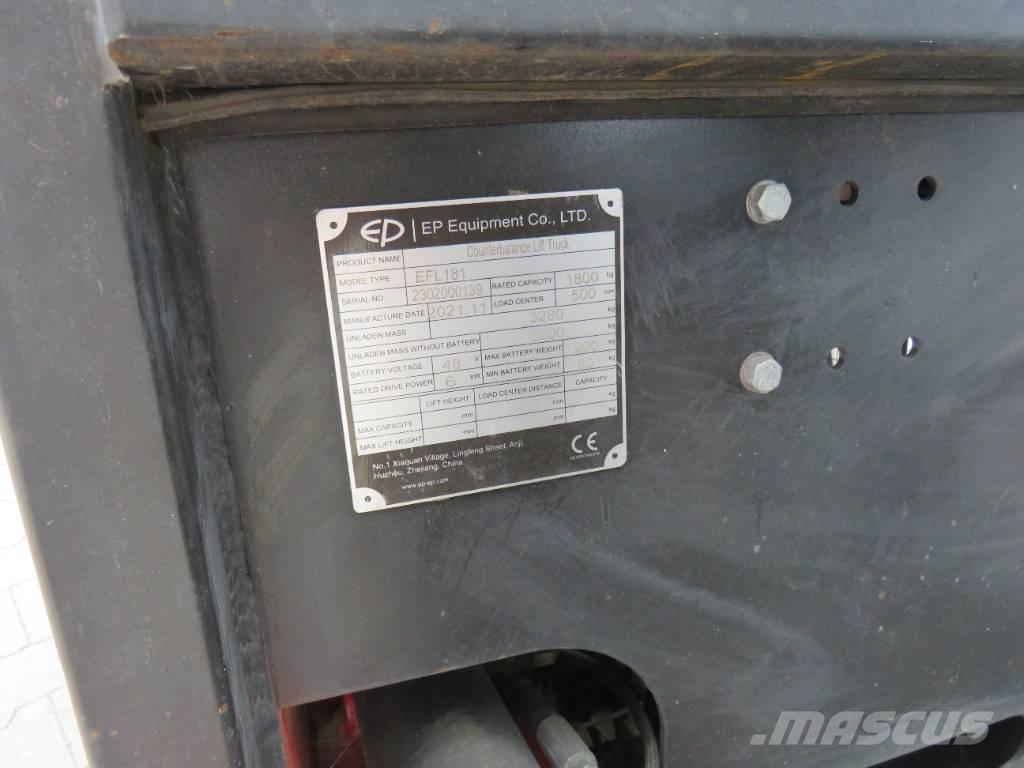EP EFL 181 Elektrikli forkliftler