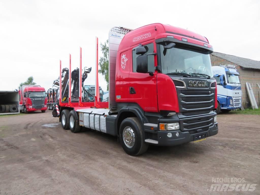 Scania R 450 Tomruk kamyonlari