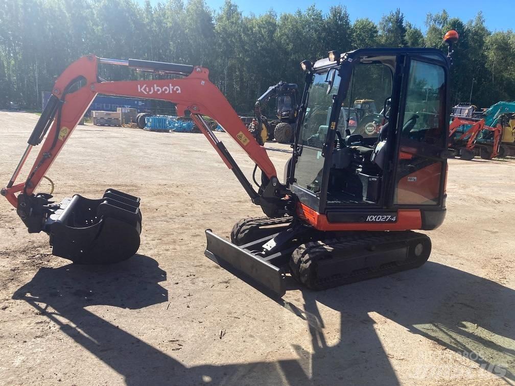 Kubota KX027-4 Mini ekskavatörler, 7 tona dek